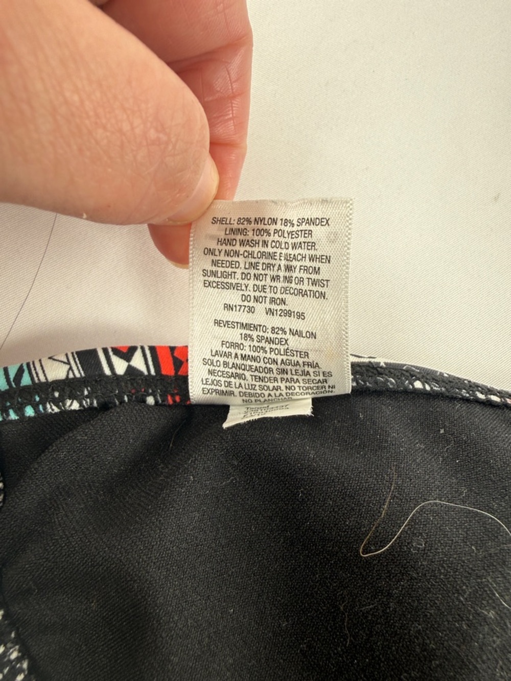 Mossimo Patterned Triangle String Bikini Top - Picture 4 of 4